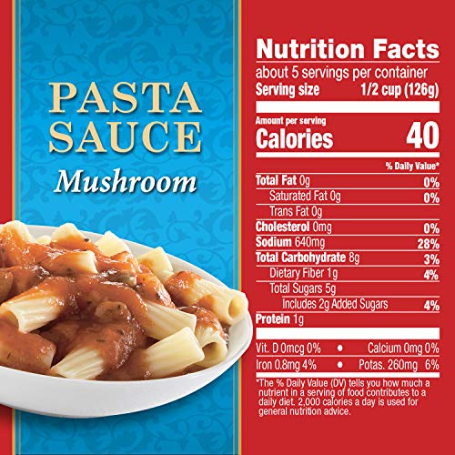Hunt's Mushroom Pasta Sauce, 24 Oz, 12 Pack #TOP6