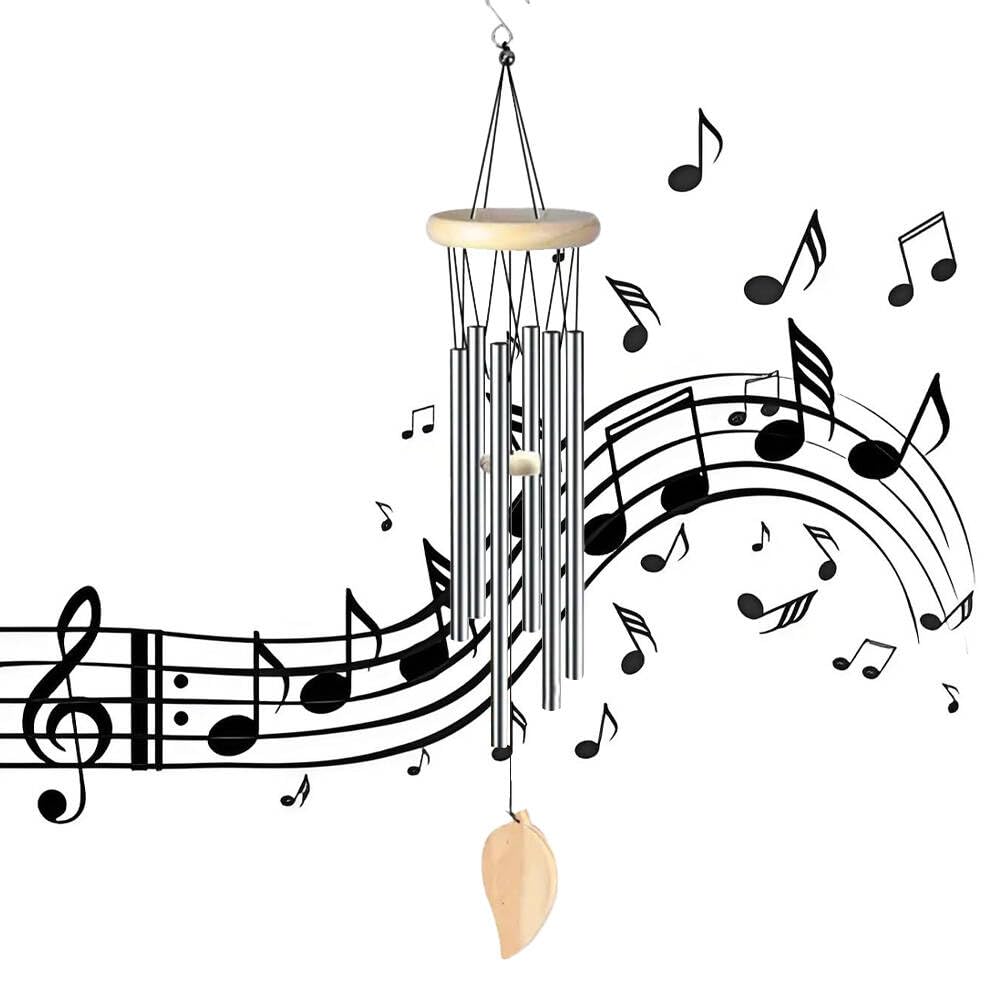 Wind Chimes, 27 Inch Garden Windchimes for Yard Home Outdoor Indoor, Weather Resistant Wind Chime for Outside