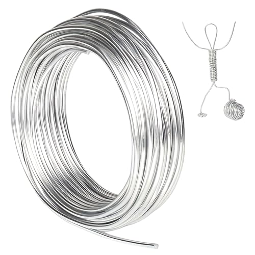 Aluminum Craft Wire, Sculpting Wire, Bendable Wire for Crafts, Sculpting, Modelling, Skeleton, Floral Making, Jewelry Making, Wire Weaving and Wrapping