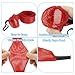 PATIKIL 75 Inch Rod Sock, 2 Pcs Fishing Rod Sleeve Cover Braided Mesh Pole Protector Gloves Fishing Tools Pointed End for Spinning Fishing Rod Fly Rod Ice Rod Casting Rod, Red