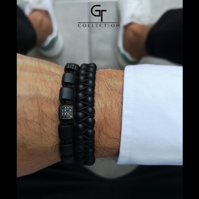 Amazon.com: GT collection Flat Bead Bracelet, Gemstone Adjustable