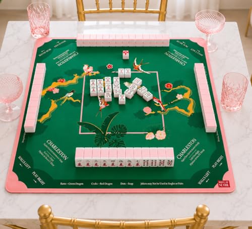 Mahjong Mat 33x33 con bolsa y reglas miniatura 7
