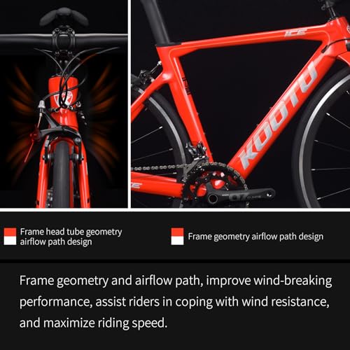 Kootu Carbon Rennrad V3 mit 700C Laufrädern und Shimano Sora