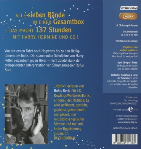 Harry Potter: Die komplette Hörbuch Edition