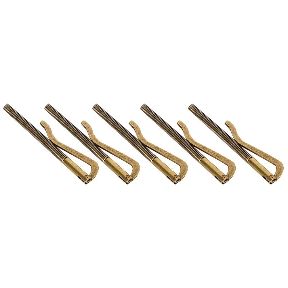 5pcs Money Cash Clip, 68mm High Hardness Spring Electroplated Steel Metal Money Clip for Leather Wallet Cash Check Credit Card(Bronze)-image-49