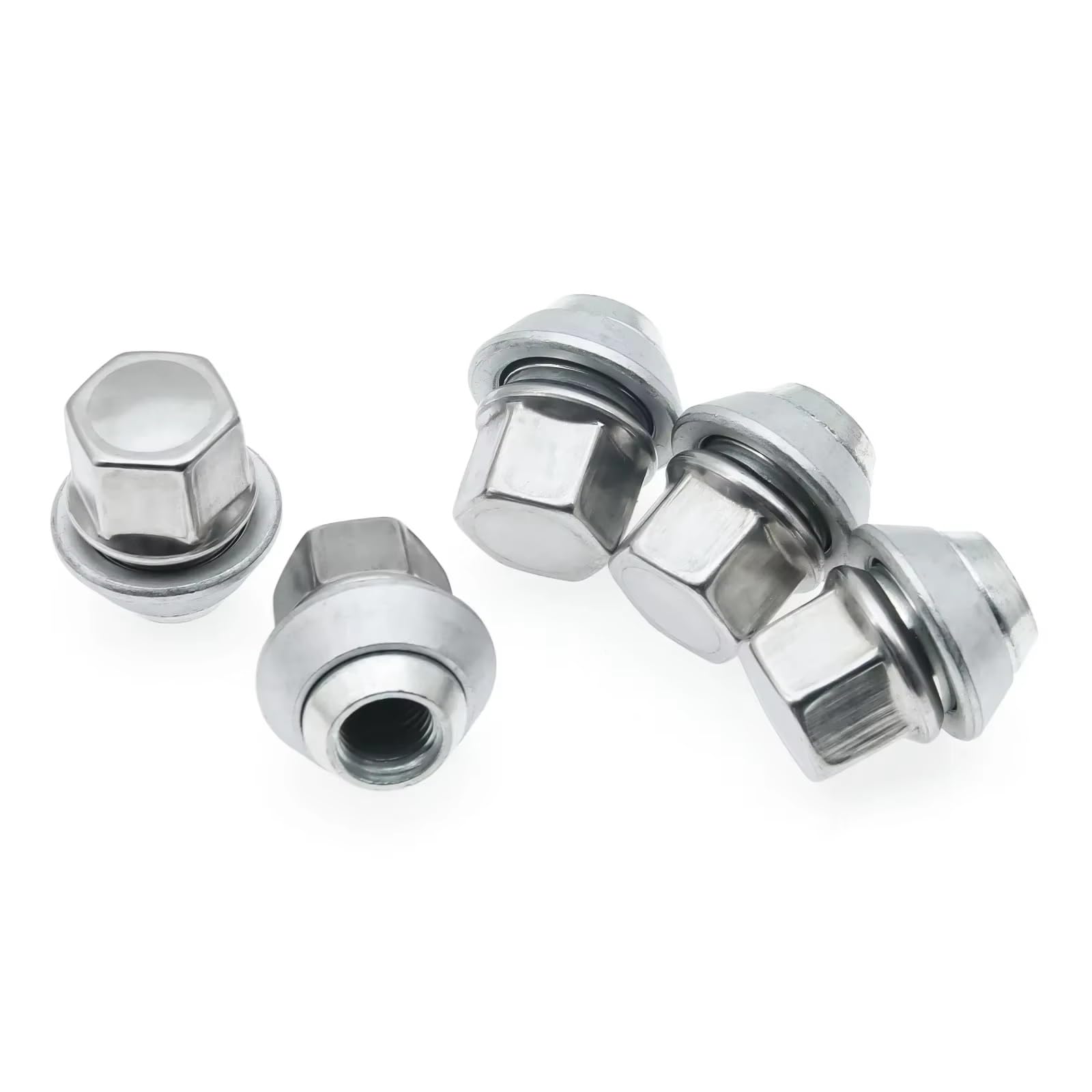 Ecrou Antivol Compatible Avec Ford Pour Kuga Pour KA Pour Mondeo Boulons De 19 Mm, Écrous De Roue En Acier Allié, Écrous De Roue En Acier Allié M12x1,5(10 PCS)