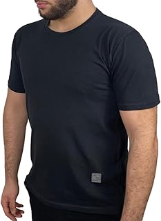 تيشيرت للرجال قطني 100% برقبة دائرية مقاس كلاسيكي مثالي للعديد من المناسبات.