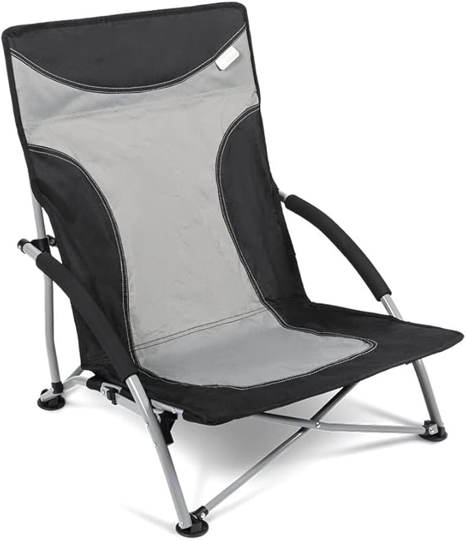 Kampa Low Camping Chair Foldable & Portable Beach Chairs Lightweight for Fishing, Camping