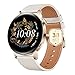 Produktbild HUAWEI Watch GT 3 42 mm Smartwatch, Sportuhr, mit SpO2-Monitor, großes Display, Training, Smartwatch, goldfarben, weißes Lederarmband + 38 Monate Garantie