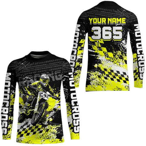 ChipteeAmz Custom Motocross Jersey Upf30+ Dirt Bike Jersey Youth Off-Road Shirt Motorcycle Shirt MX Jersey Mens Women2