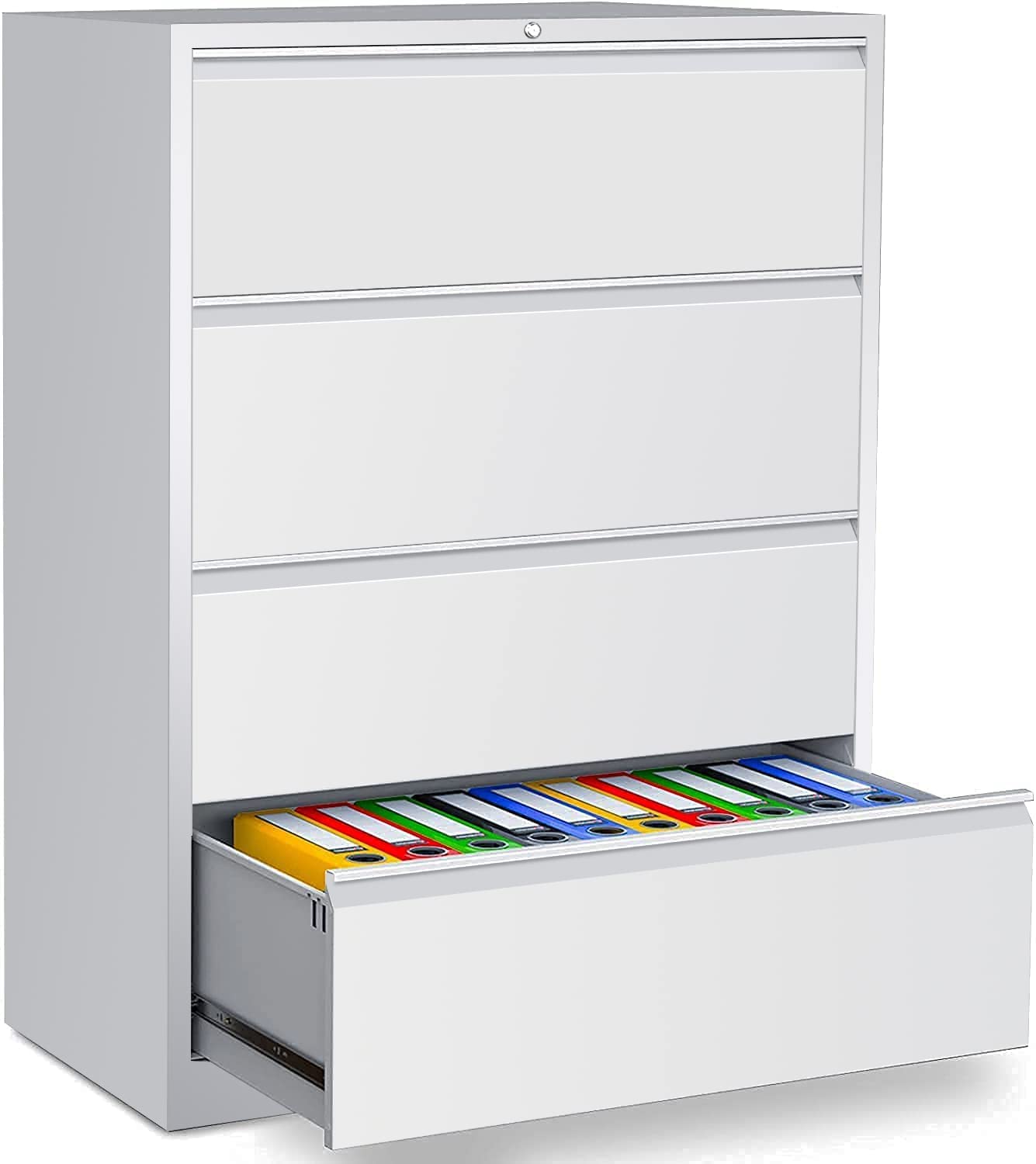 Buy Bonusall 4 Drawer Lateral File with Lock, Locking Metal