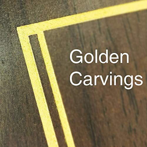 Yuzi-N Great Teacher Engraved Gold Wood Plaque, Teacher Gift, Graduation Gift #TOP3