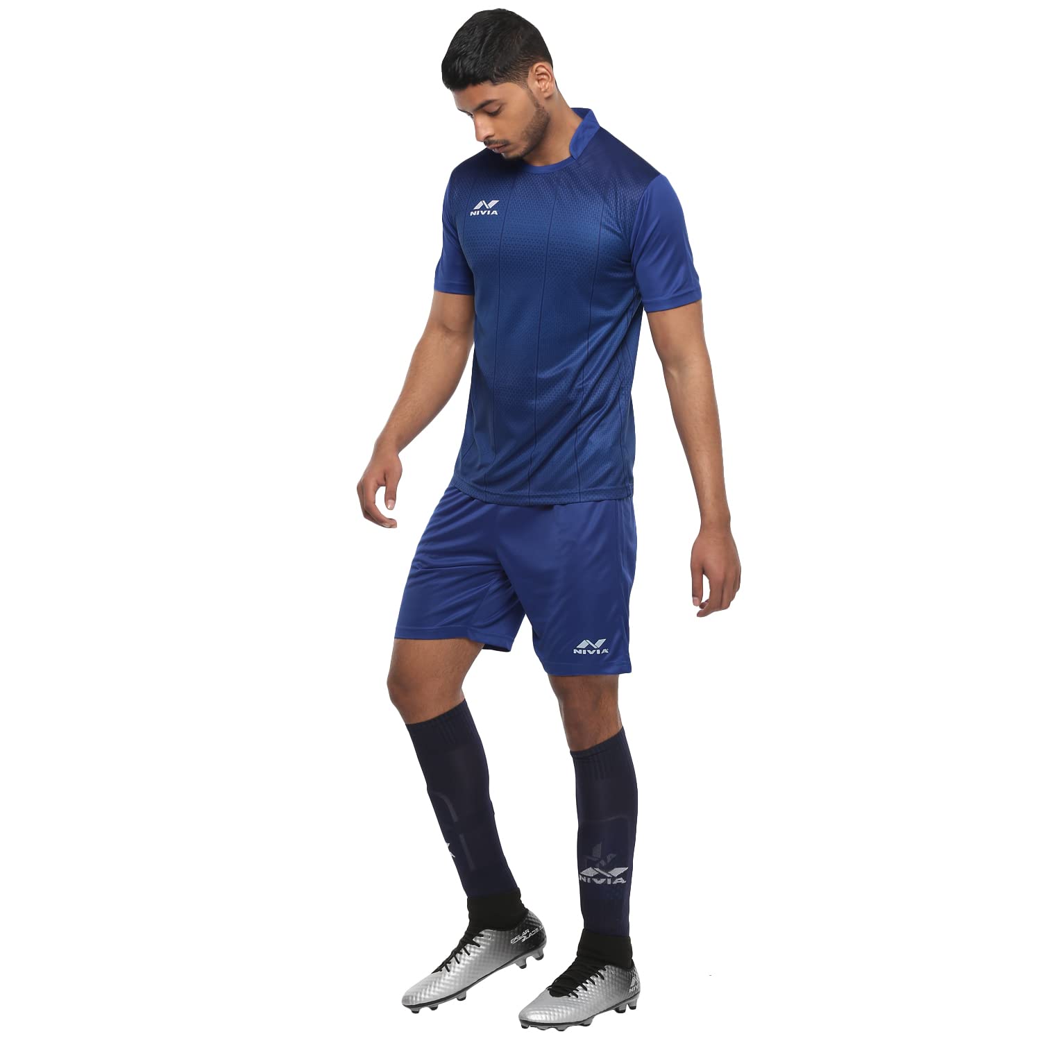Nivia Weapon Sublimation Football Jersey Set for Mens (XS, Royal Blue) 2