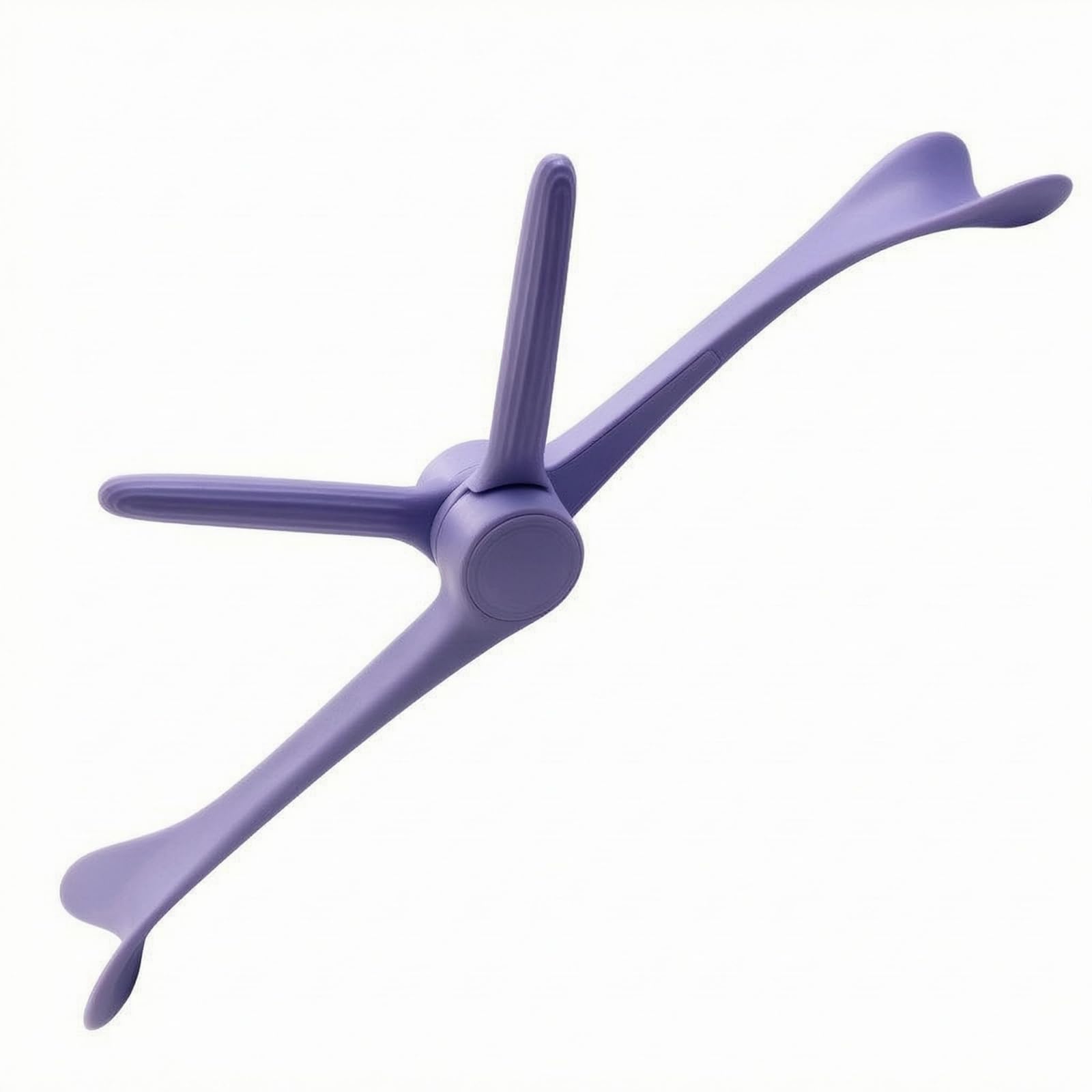 Rounded Ends Three-Arm Exerciser Polished Plastic Upper-Body Exercise Equipment Molded Construction Arm Exerciser Lightweight, Purple-picture-18