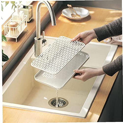 Schotel Drogen Mat Antislip Eco-vriendelijke Rechthoek Pp Draining Board Rack Makkelijk Te Reinigen L Eco-vriendelijke… - Image 8