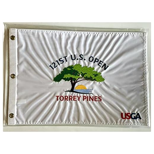 2021 U.S. Open Embroidered Logo Flag
