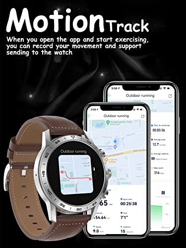DTNOI-Smart-Watch-with-Call-for-Men-139-IPS-Full-Color-Touch-Screen-Smartwatches-with-Activity-Trackers-Heart-Rate-and-Sleep-Monitor-for-Android-and-iOS-Phones-Gifts-for-MenSilver