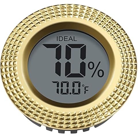 PrimeZone Digital Hygrometer for Cigar Humidor Box Cover