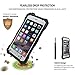 S.CENG Aluminum Dual Layer Protective Case with Silicone for iPhone 6 Plus (5.5-Inch) - Black