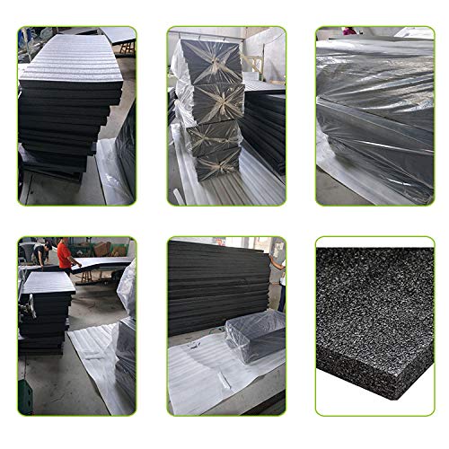 Lock Connection™ Black Dense Foam 2'x4/ (1 1/8