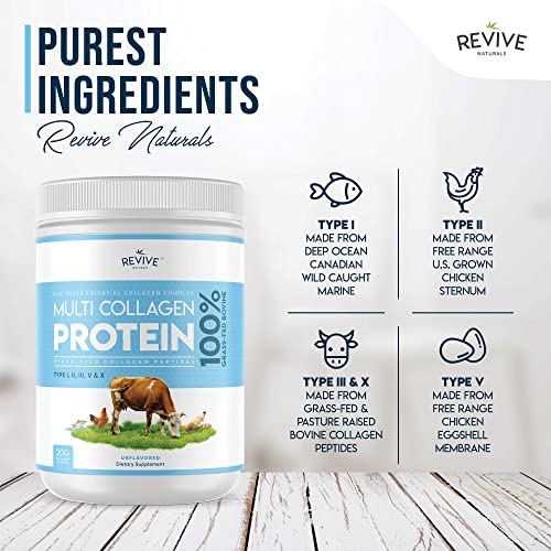 Revive Naturals Multi Collagen Protein Powder