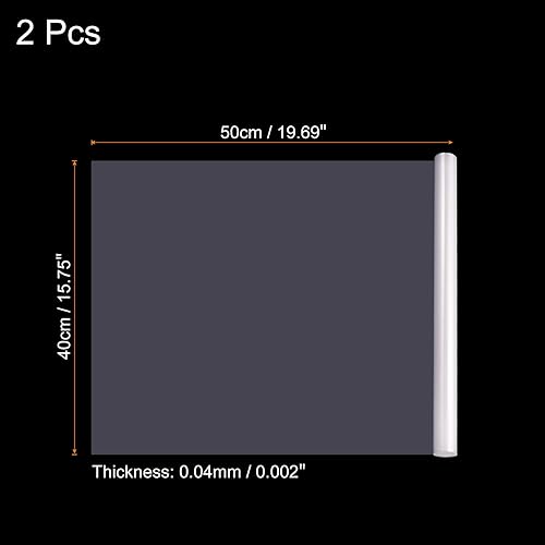 Miniatura 2 de MECCANIXITY Filtro de gel de iluminación de 15.7 x 19.7 pulgadas, hoja de corrección de color blanco para estudio fotográfico, luz de cabeza roja,