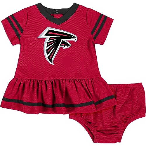 Image of Gerber NFL Baby Girls Jersey Dress and Diaper Cover