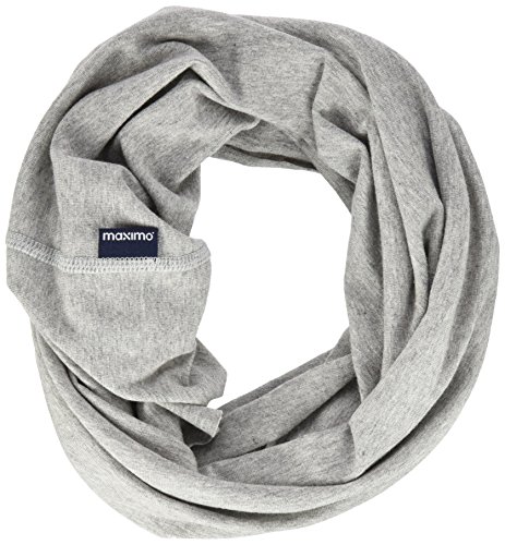 Preisvergleich Produktbild maximo Unisex Multifunktionstuch, einfarbig Halstuch, Grau (Graumeliert 5), 2