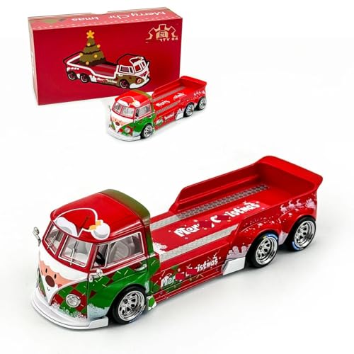 Modelo de remolque para automóvil escala 1:64 en aleación Rojo miniatura 1