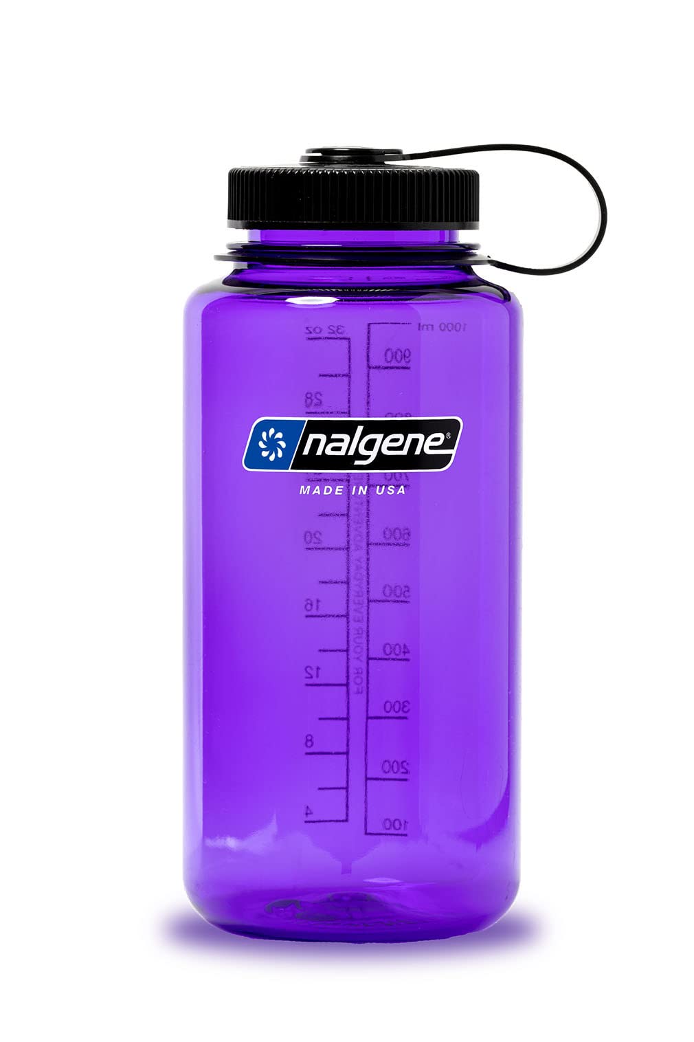 Nalgene Everyday Wide Mouth Water Bottle, Vintage Logo Purple โ image 1