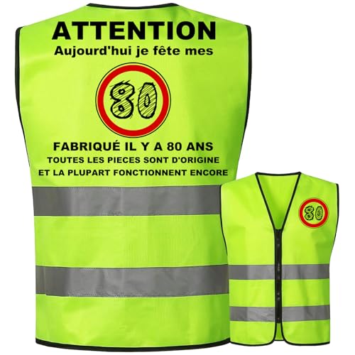 Idee cadeau homme anniversaire et femme : gilet d'anniversaire humoristique plein de complicité