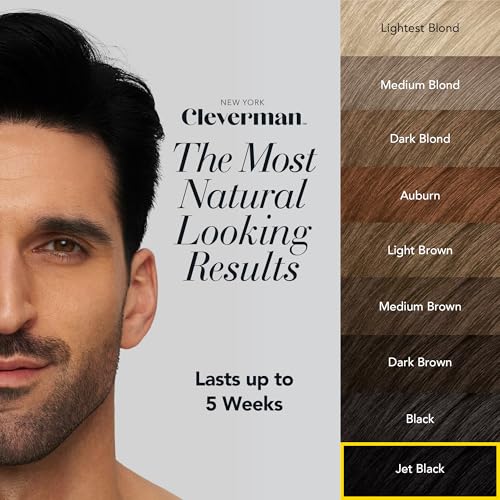 CLEVERMAN Jet Black Hair & Beard Dye for Men, All-in-One Reusable Kit - Permanent, Ammonia-Free, Professional-Quality and Natural-Looking Gray Coverage for Hair, Beard & Mustache - Image 3