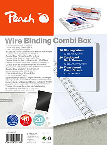 Peach Wire Binding Combi Box - PW064-07