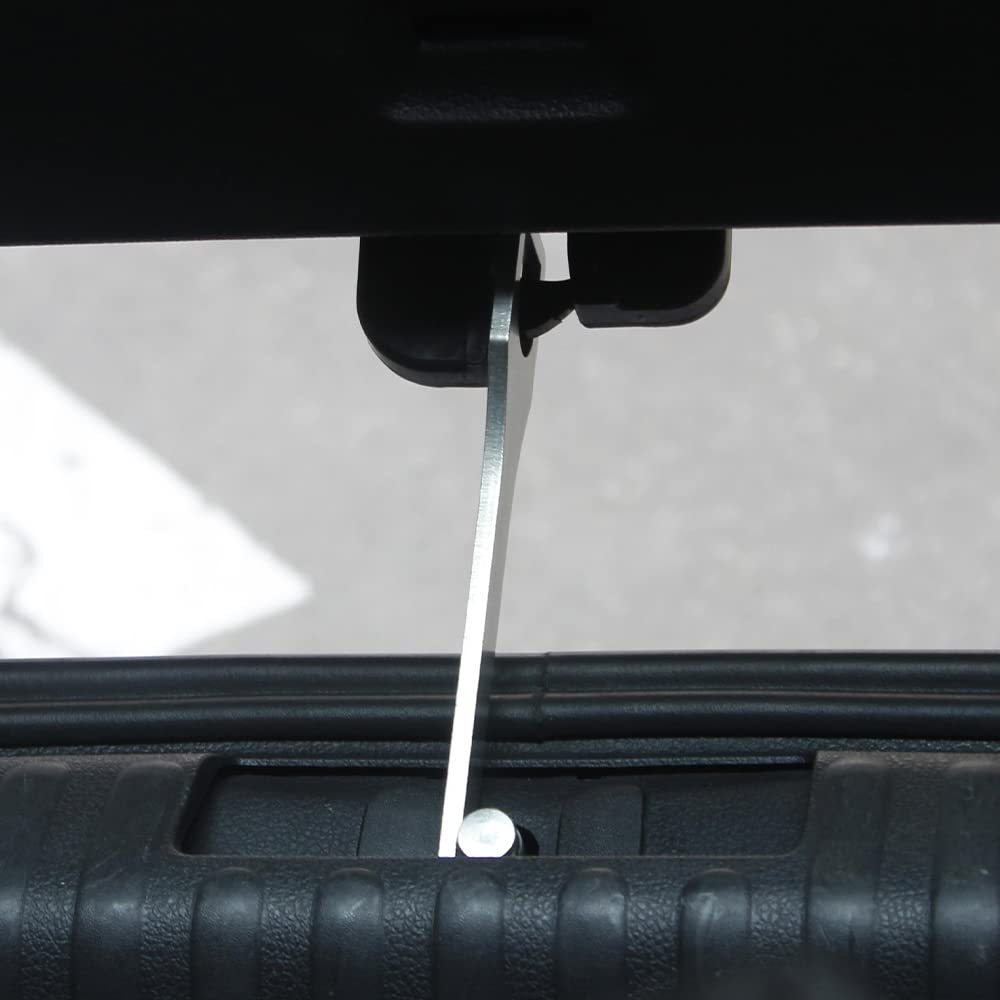 3-tlg. Edelstahl Heckklappenaufsteller Für VW T4 T5 T6 - 10/15/20 Cm