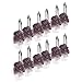 Shower Curtain Hooks,OUTOS 12PCS Elephant Thinker Art Design Decorative Resin Hooks for Bathroom, Baby room, Bedroom, Living room Decor