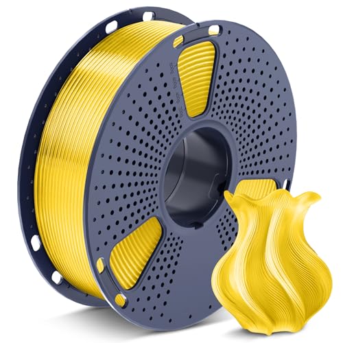 Image of SUNLU 3D Printer Filament PETG Filament 1.75mm, Less Stringing Good Layer Adhesion High Toughness, PETG Filament 1.75 ±0.02mm, 1kg Spool(2.2lbs),Transparent Yellow