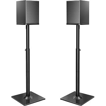 ELIVED Universal Speaker Stand Height Adjustable up to 95 cm