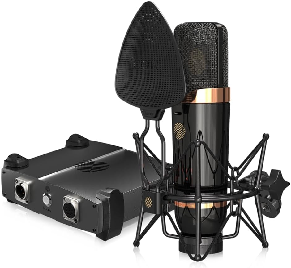 iCON Pro Audio Space 67 Tube Mic with Shock Mount - Large Diaphragm Condenser Mic