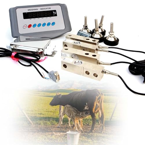 Báscula Industrial para Ganado Kit 0.5 a 3 Ton LED