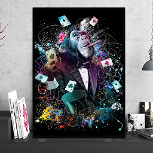 Affiches Singe Moderne Graffiti : Rénovez votre Décoration de Salon
