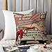 Microfibre Coussin d'oreiller,Voitures, Pneus Boutique et Service Route 66 Emblème Publicité Affiche Style Retro, Sépia Gris Rouge,,aie d'oreiller Housses de Coussin décor à la Maison 45 x 45 cm