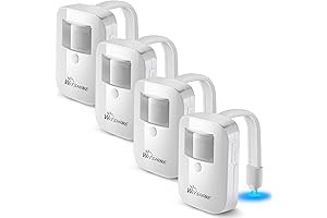 Rechargeable Toilet Light Motion Sensor Activated 4-Pack: Colorful LED Night Lights