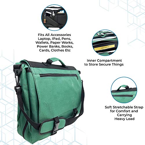 ImpecGear 16.5" 17" Inches Expandable Laptop Case Briefcase Messenger Bag Computer Bag4