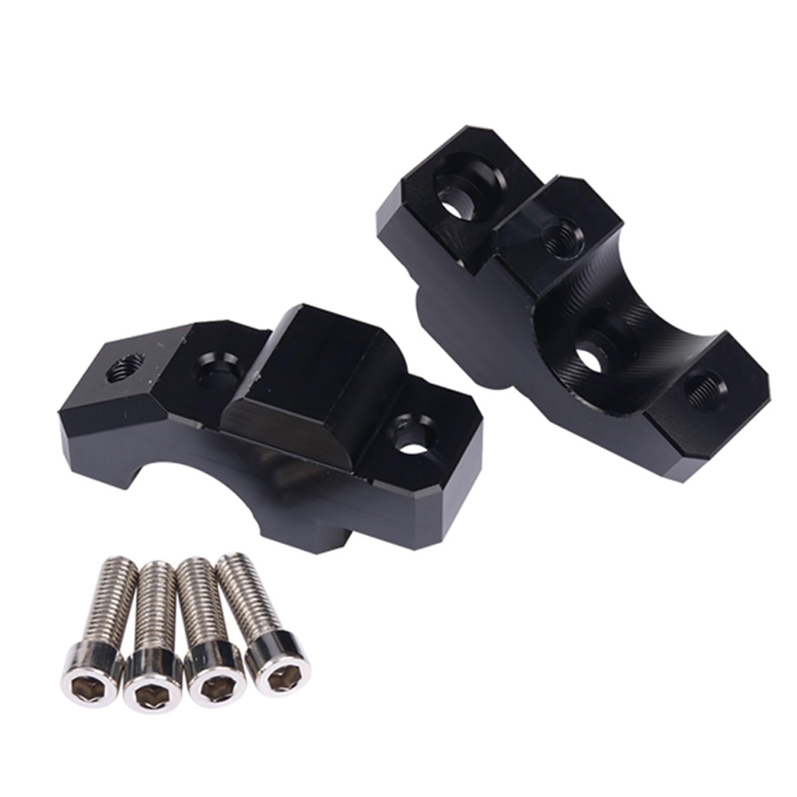 parti Moto Manubrio Riser Bar Mount Maniglia Morsetto Per YAMAHA Tracer 900 900GT MT09 FJ09 2015-2021(Nero)