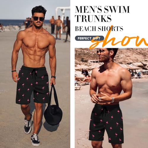 Lzzidou Men's Swim Trunks Mesh Lining Bathing Suit Quick Dry Board Shorts4