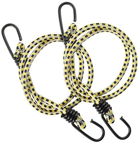Red Crush High Strength Stretchable Elastic Rubber Rope/Bungee Cord for Hanging Clothes, Tying Behind Bikes etc (Size- 2m + Expandable) (Assorted Colour Available) Adjust Anywhere with Hook (2) (B084BXFGZQ) Amazon Price History, Amazon Price Tracker