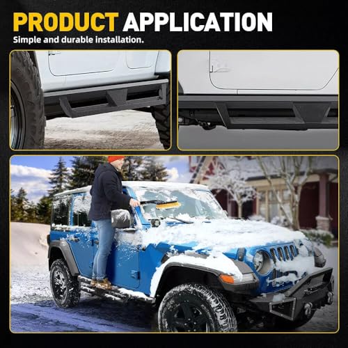 Estribos laterales para Jeep Wrangler JL 2018-2024 miniatura 5