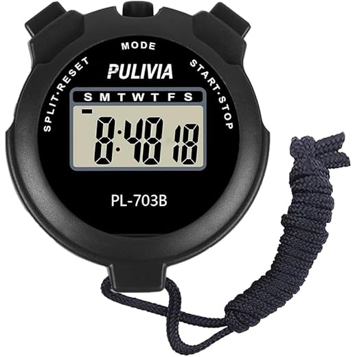 PULIVIA Sports Digital Stopwatch Timer