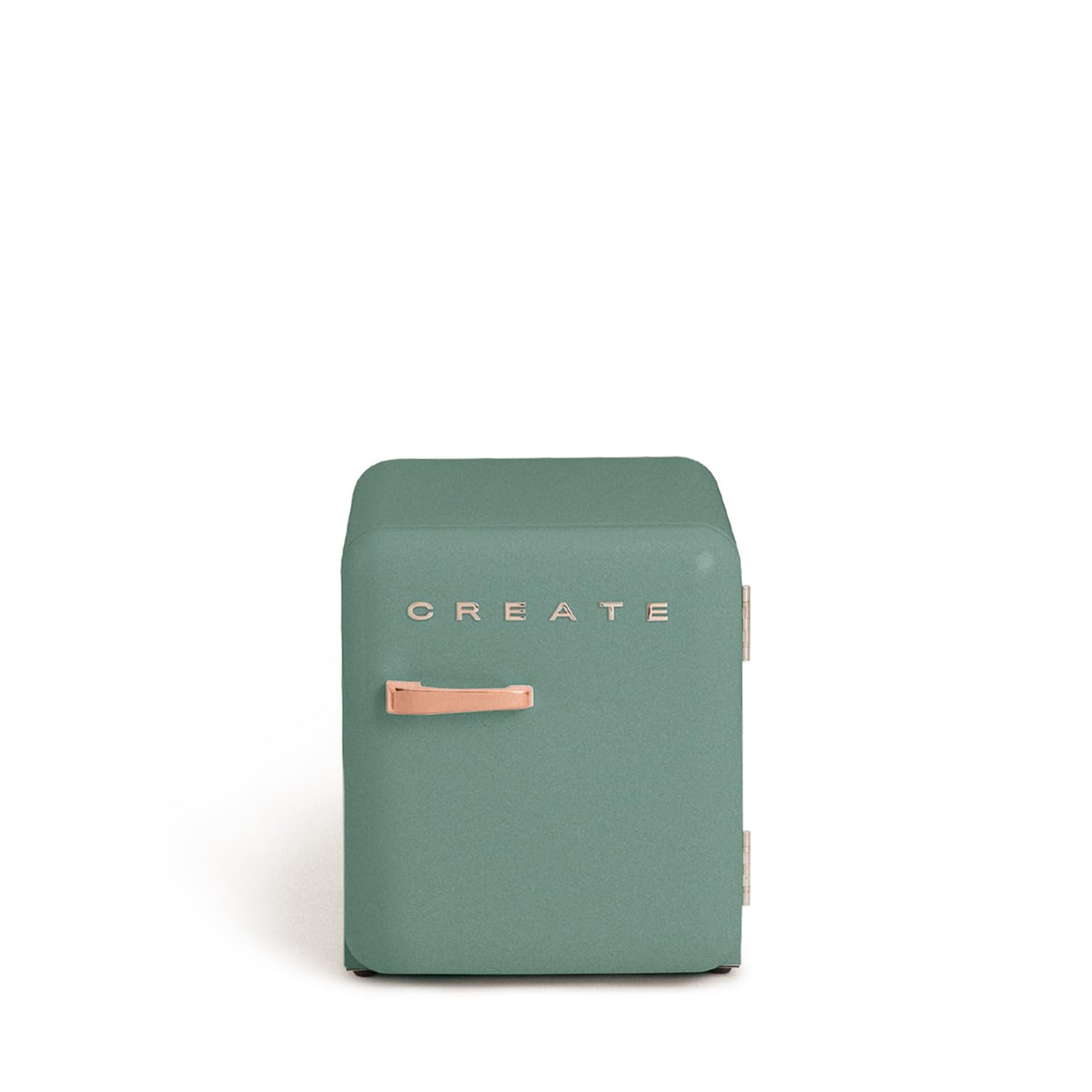 CREATE / RETRO FRIDGE 50 WOOD/Refrigerator green sage wood handle / 85W. minibar. one shelf. retro design. 50 cm. two shelves. capacity of 48L. low consumption. 50x44x50 cm — view 24