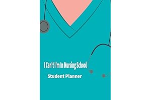 I Can't I'm In Nursing School - Student Planner